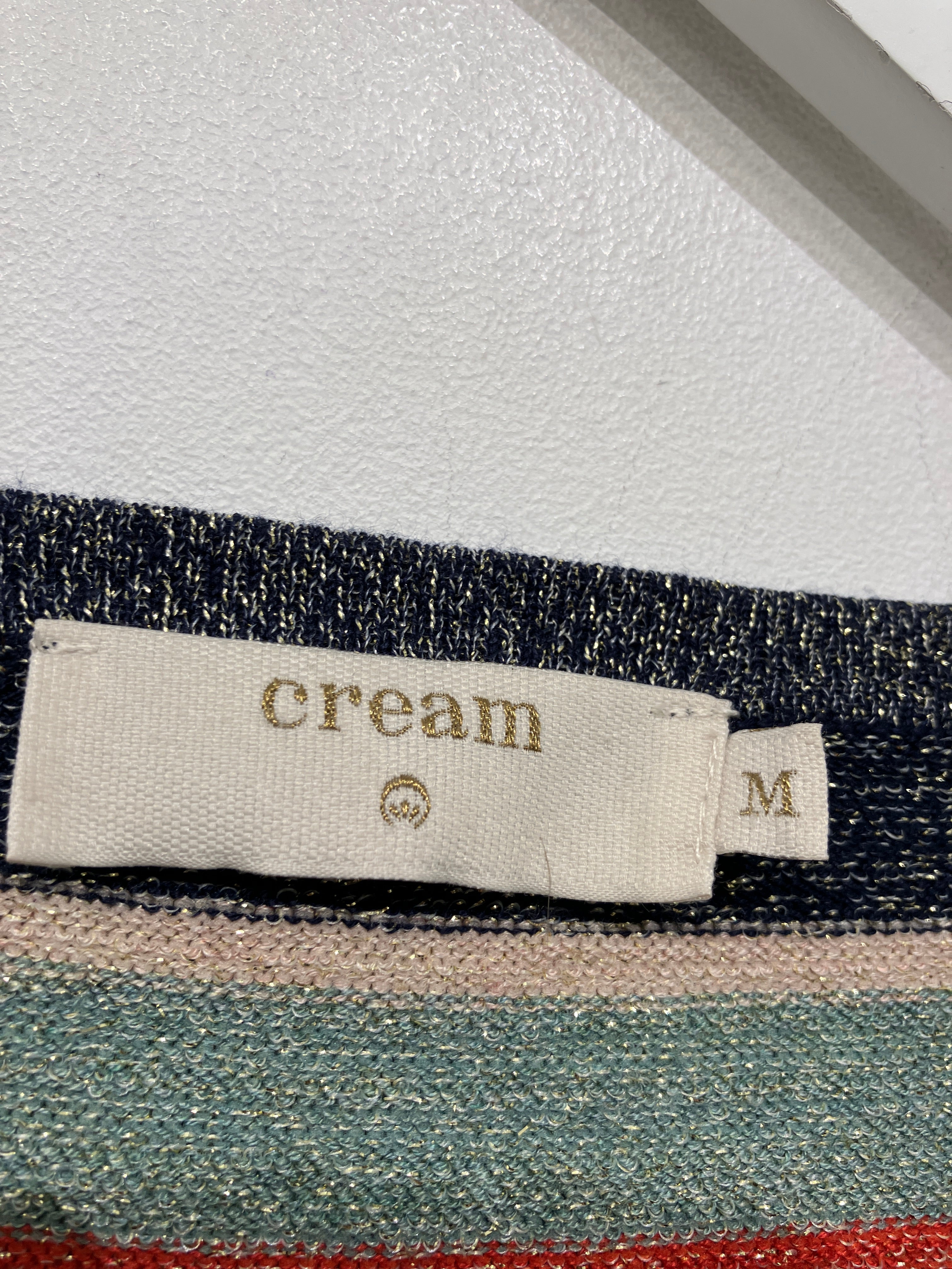 Cream Strik Bluse